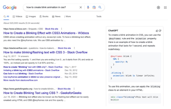 Extension chatgpt for google