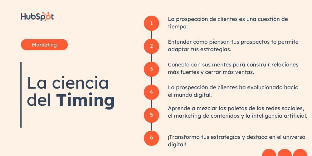 La ciencia del timing