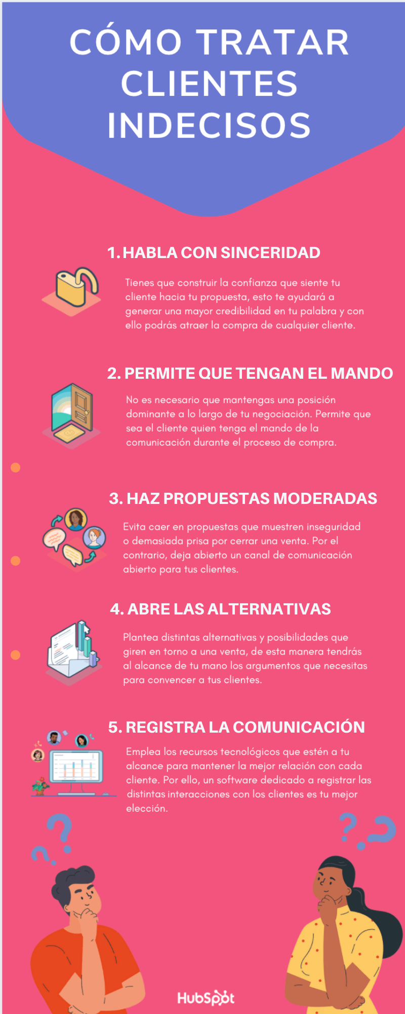 Cliente indeciso: consejos para tratarlo