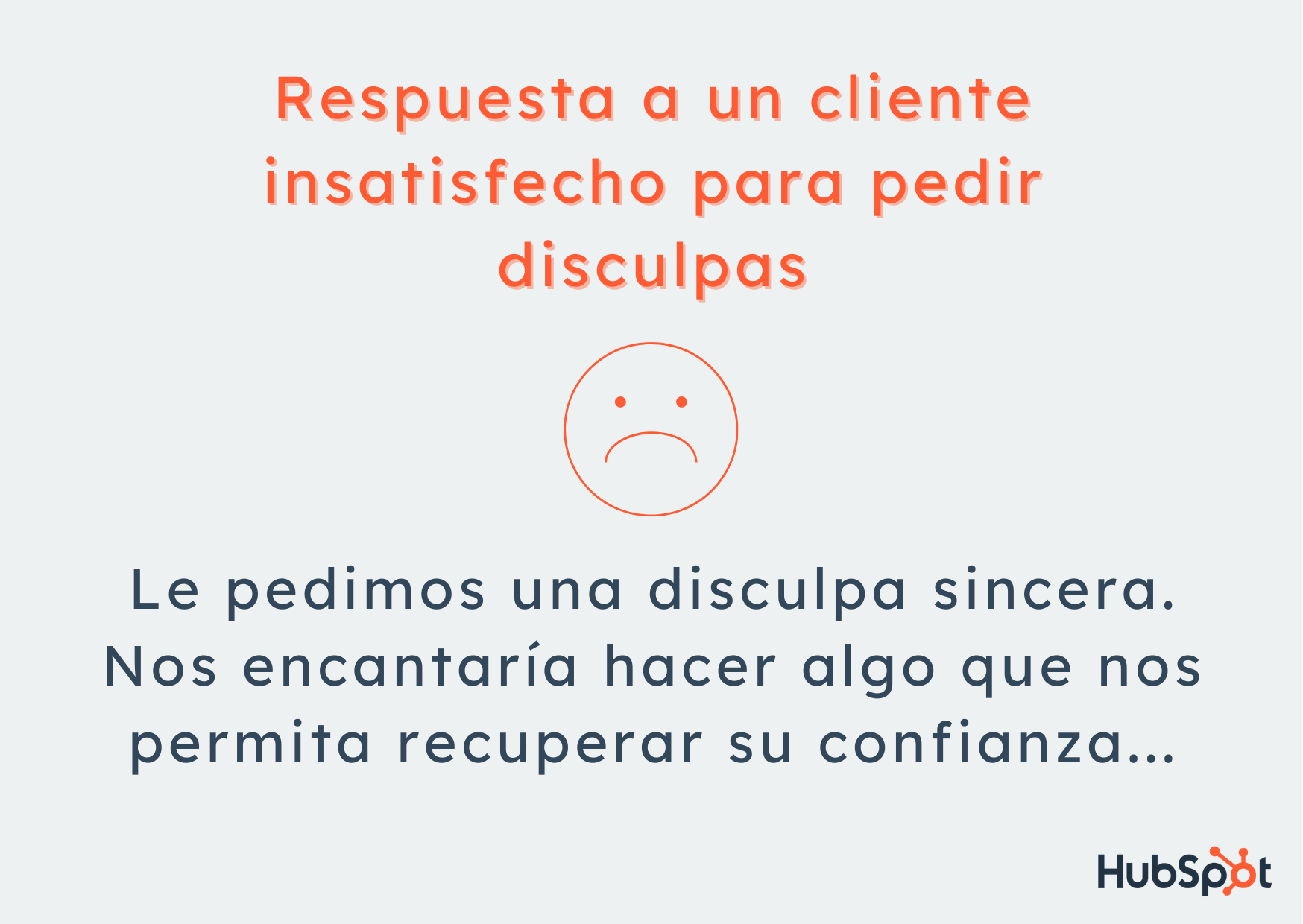 Ejemplo de respuesta a un cliente insatisfecho para pedir disculpas