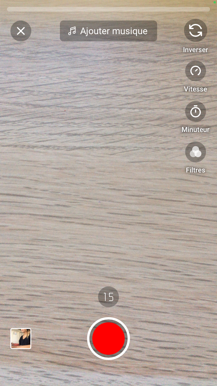 capture écran qui montre comment enregistrer un youtube short