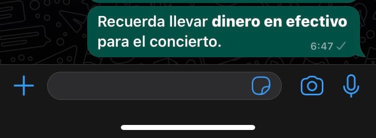 como hacer las letras negritas en whatsapp