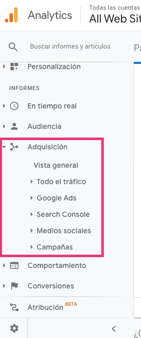 Dónde dar seguimiento a las campañas desde Google Analytics con código UTM