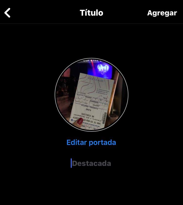 Cómo hacer un highlight de Instagram: agregar