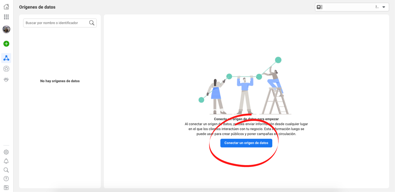 Cómo crear un píxel de Facebook para tu sitio web: conecta con el origen de datos