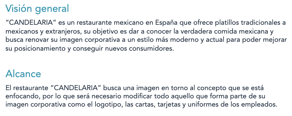 Ejemplo de plan de proyecto para un restaurante