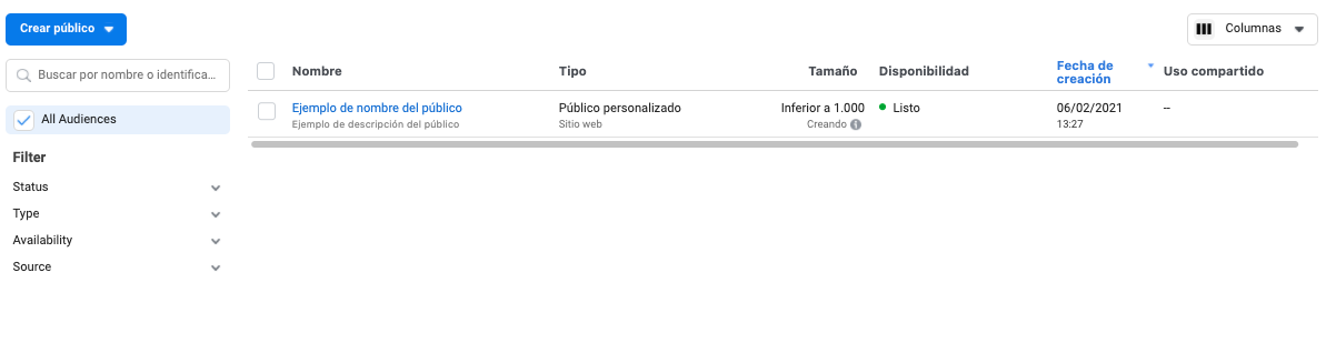 Cómo hacer remarketing en Facebook: guarda tus audiencias