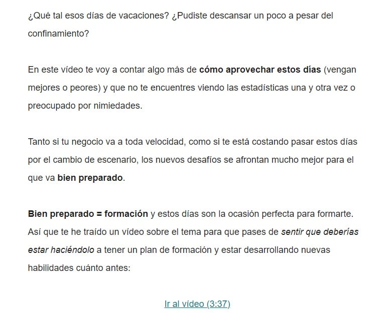 cómo hacer un boletín informativo - Boletín sin imágenes