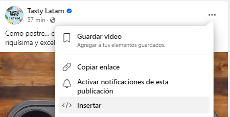 Cómo tener más likes en Facebook: opción de insertar