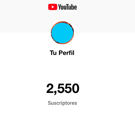 Conteo de suscriptores al canal de YouTube en tiempo real