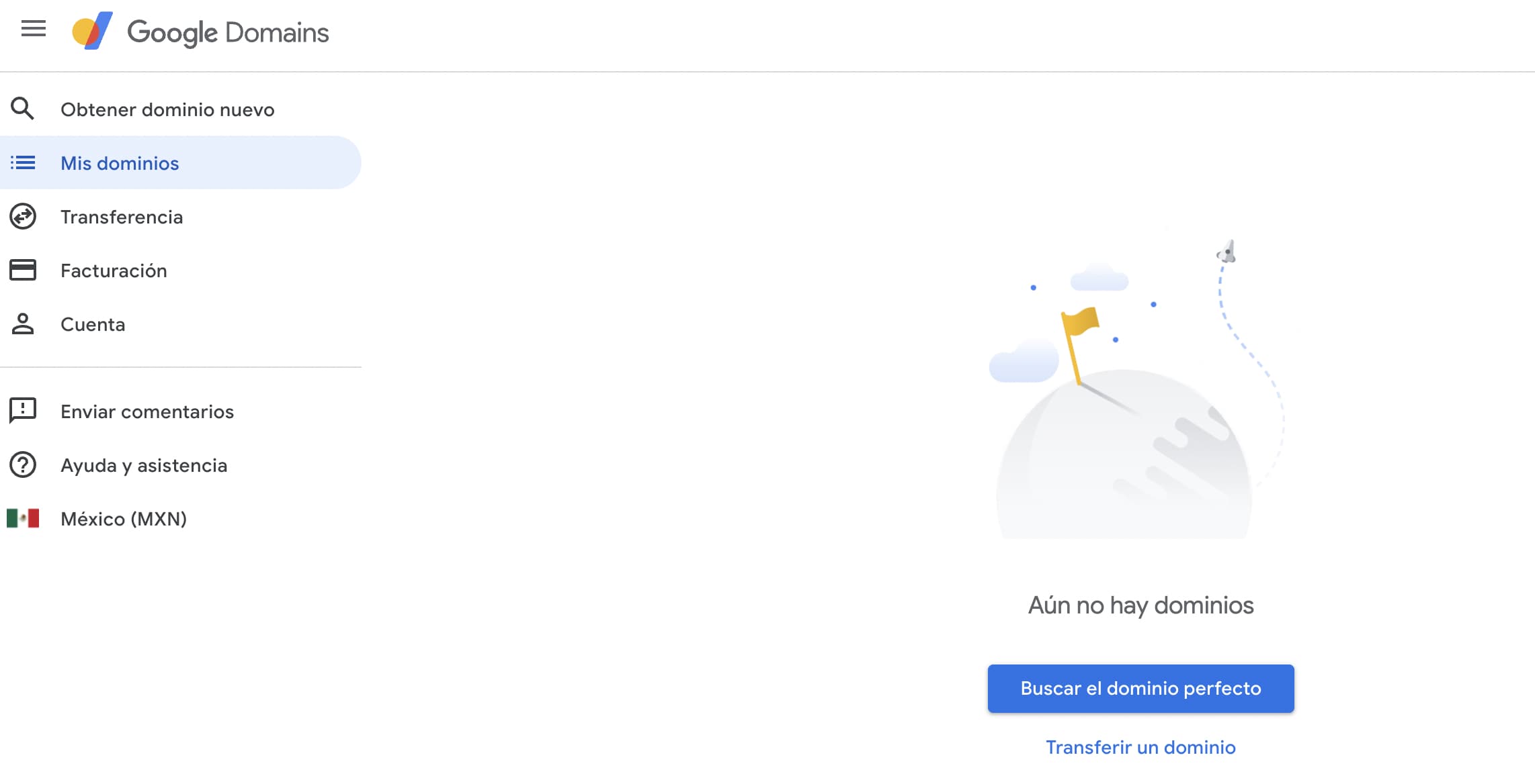 Dónde comprar un dominio y hosting: Google Domains