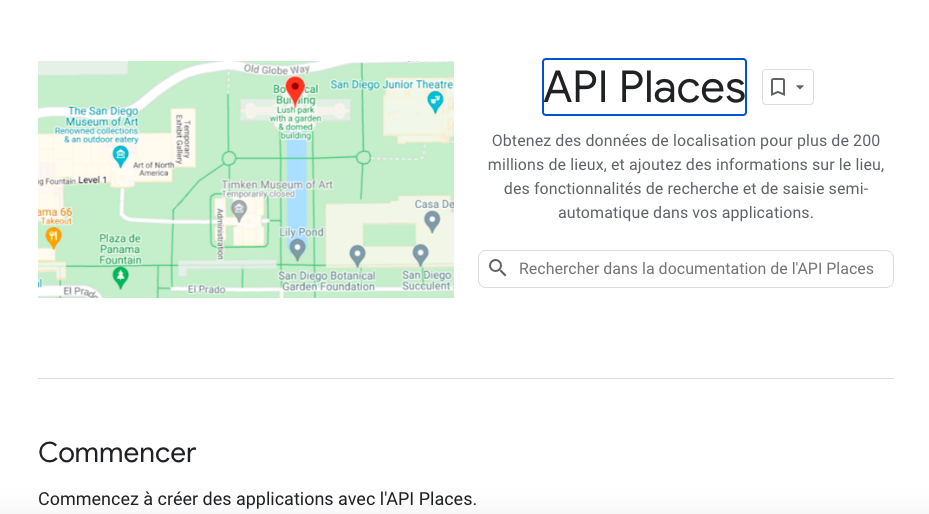 api places