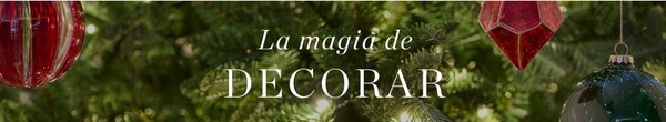 Ejemplo de diseño de página de Navidad de El Corte Inglés
