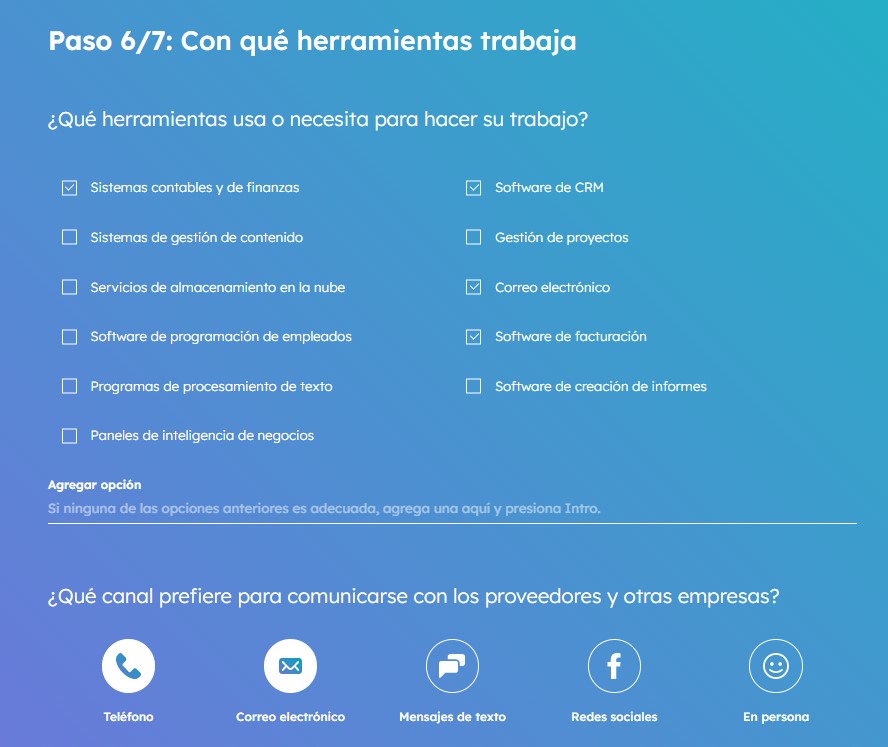 Buyer persona B2B: herramientas con las que trabaja