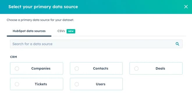 ajouter sources de données avec logiciel de dataset