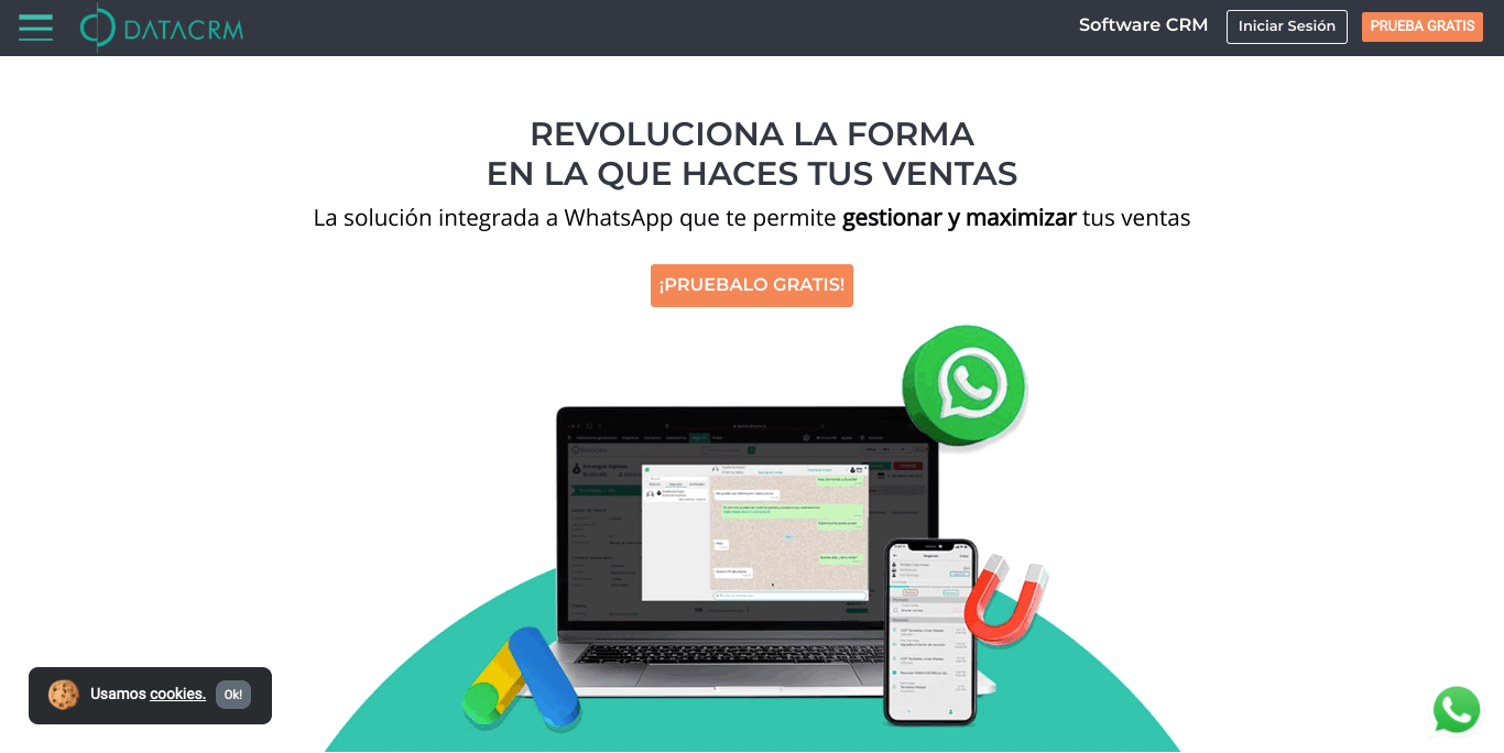 Ejemplo de CRM analítico: DataCRM
