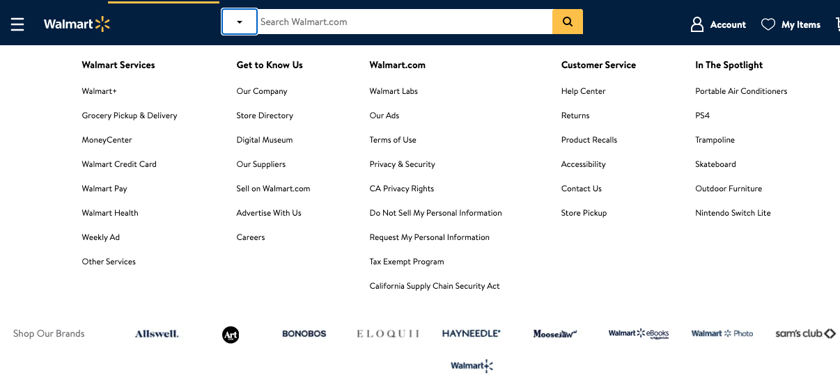 Ejemplo de estrategia de desarrollo de mercado de Walmart