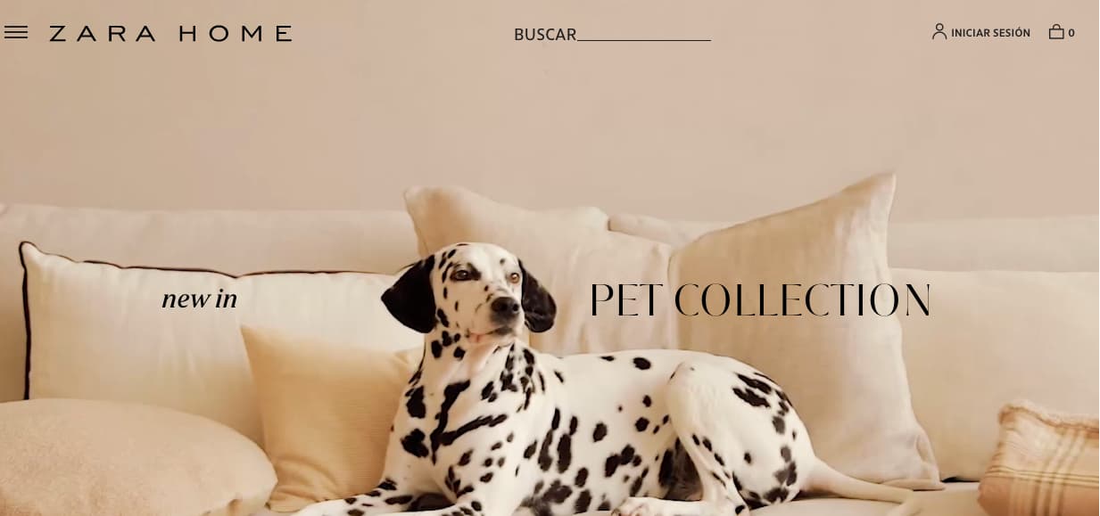 Ejemplo de desarrollo de mercado de Zara Home