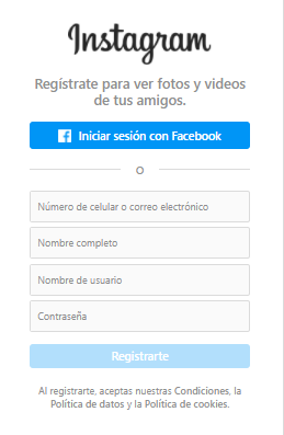 Desventajas de Instagram: no todos tienen acceso a Instagram