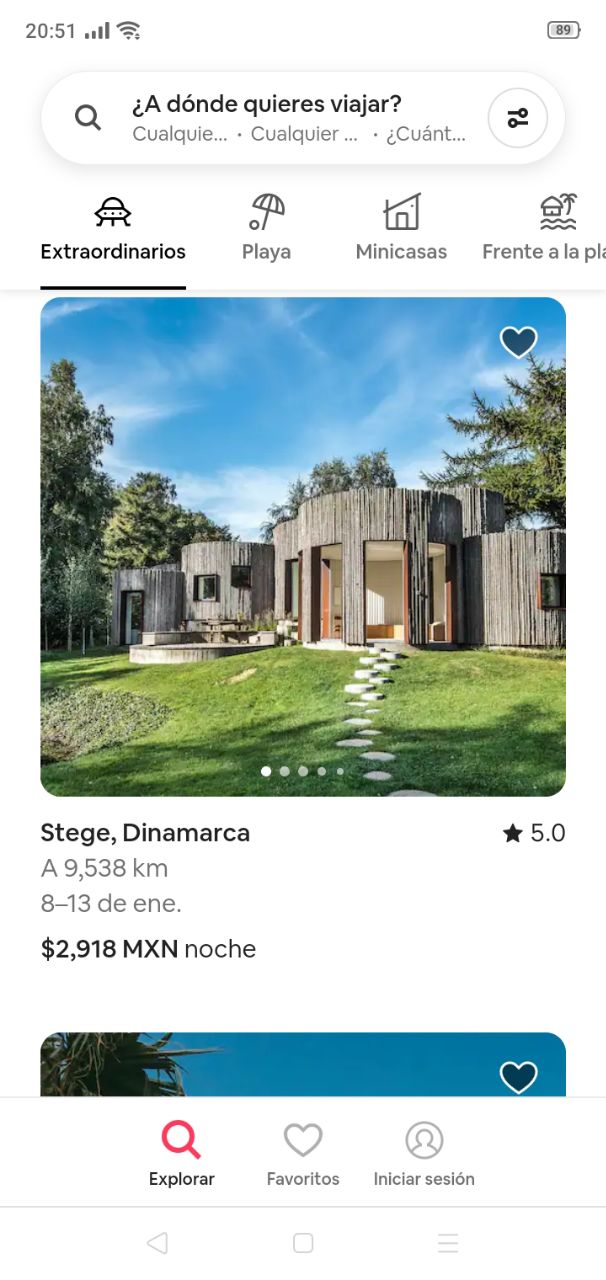 Tendencias de diseño web móvil: colores adecuados de Airbnb