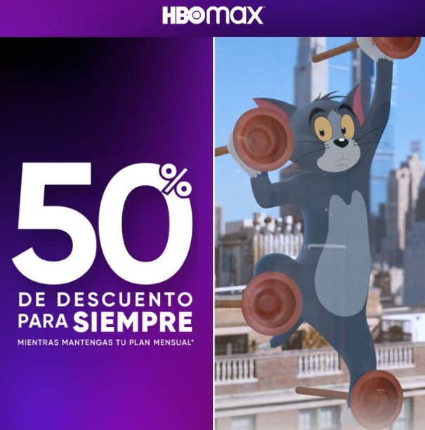 Ejemplo de downsell de HBO Max