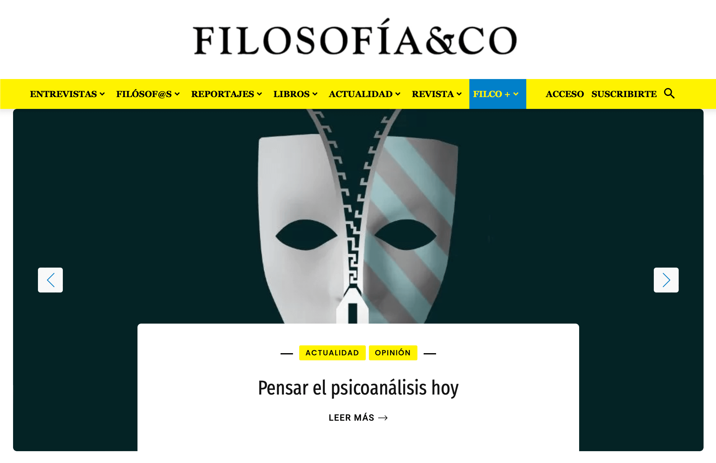Ejemplo de blog realmente interesante: Filosofía & Co