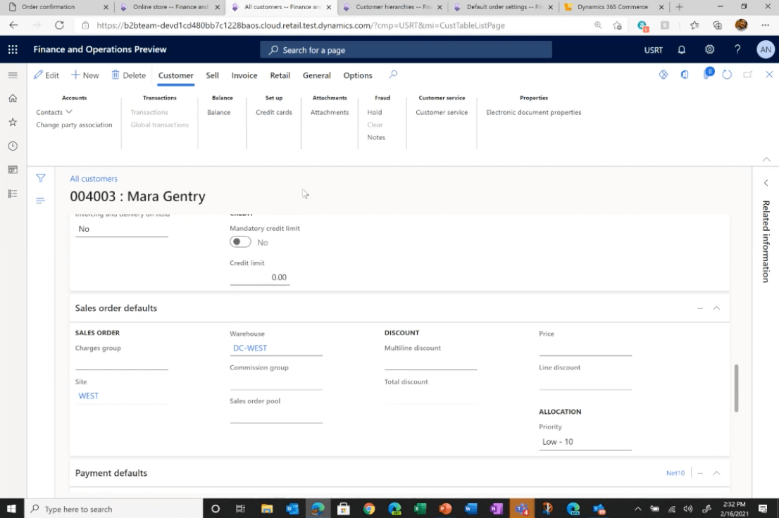 Ejemplo de CRM B2B 2023: Microsoft Dynamics