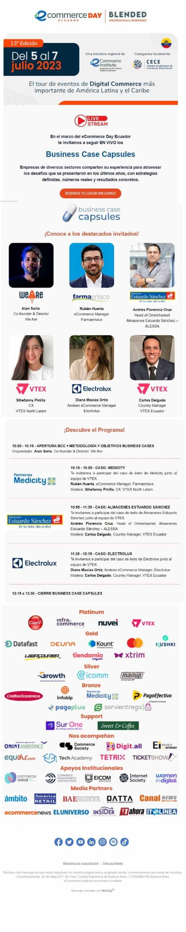 Ejemplos de email marketing