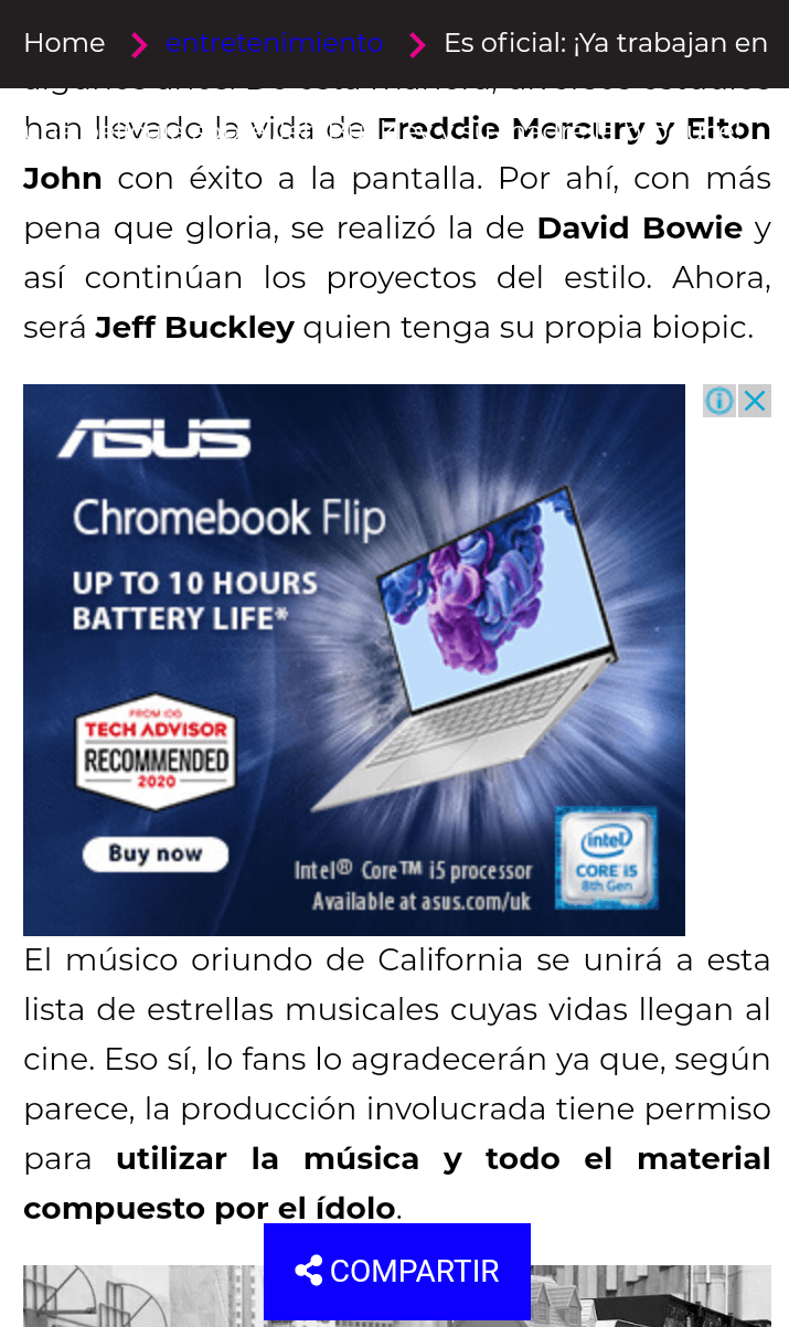 Ejemplo de banner mobile-friendly con tipografía legible