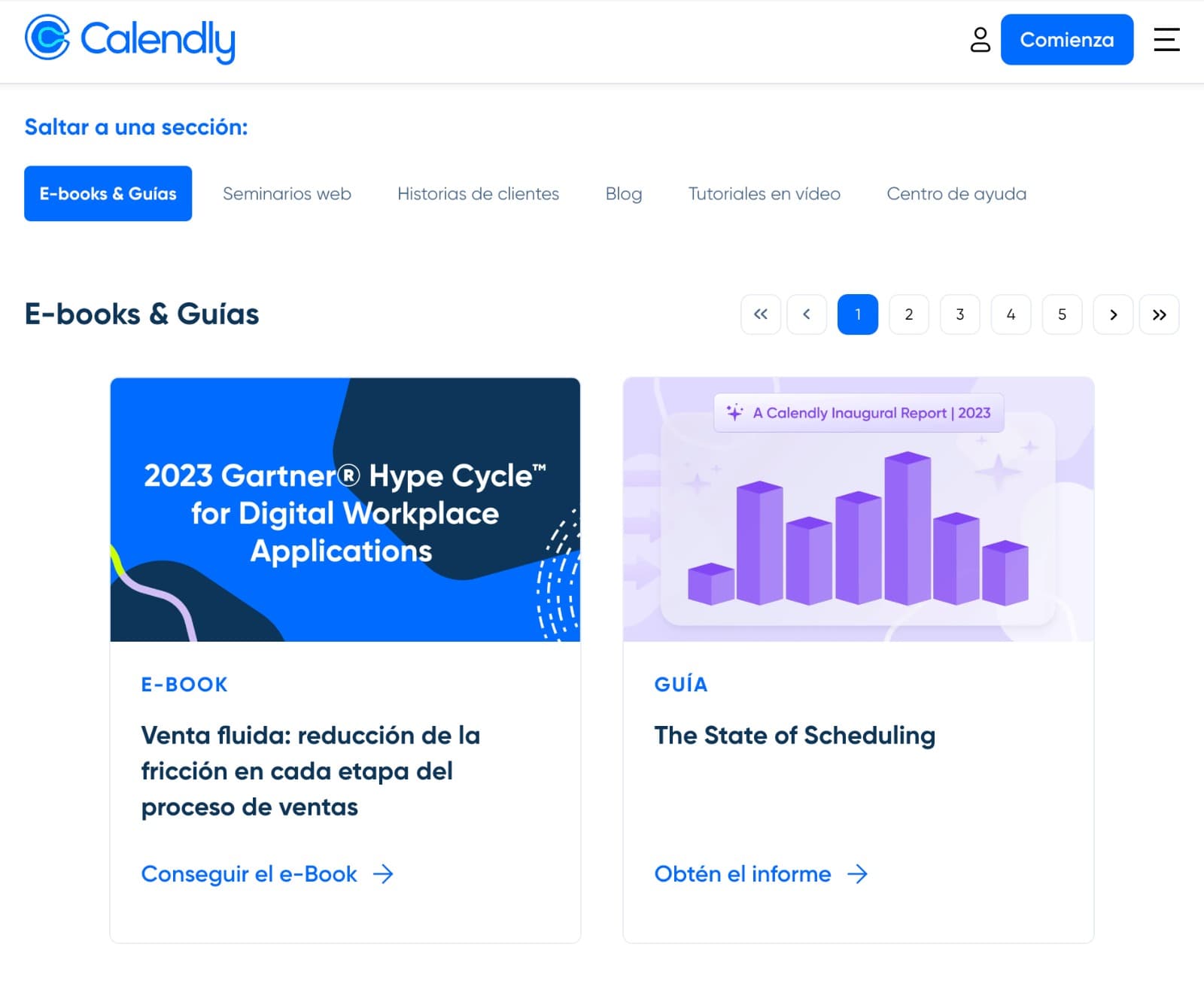 Ejemplo de lead nurturing: Calendy