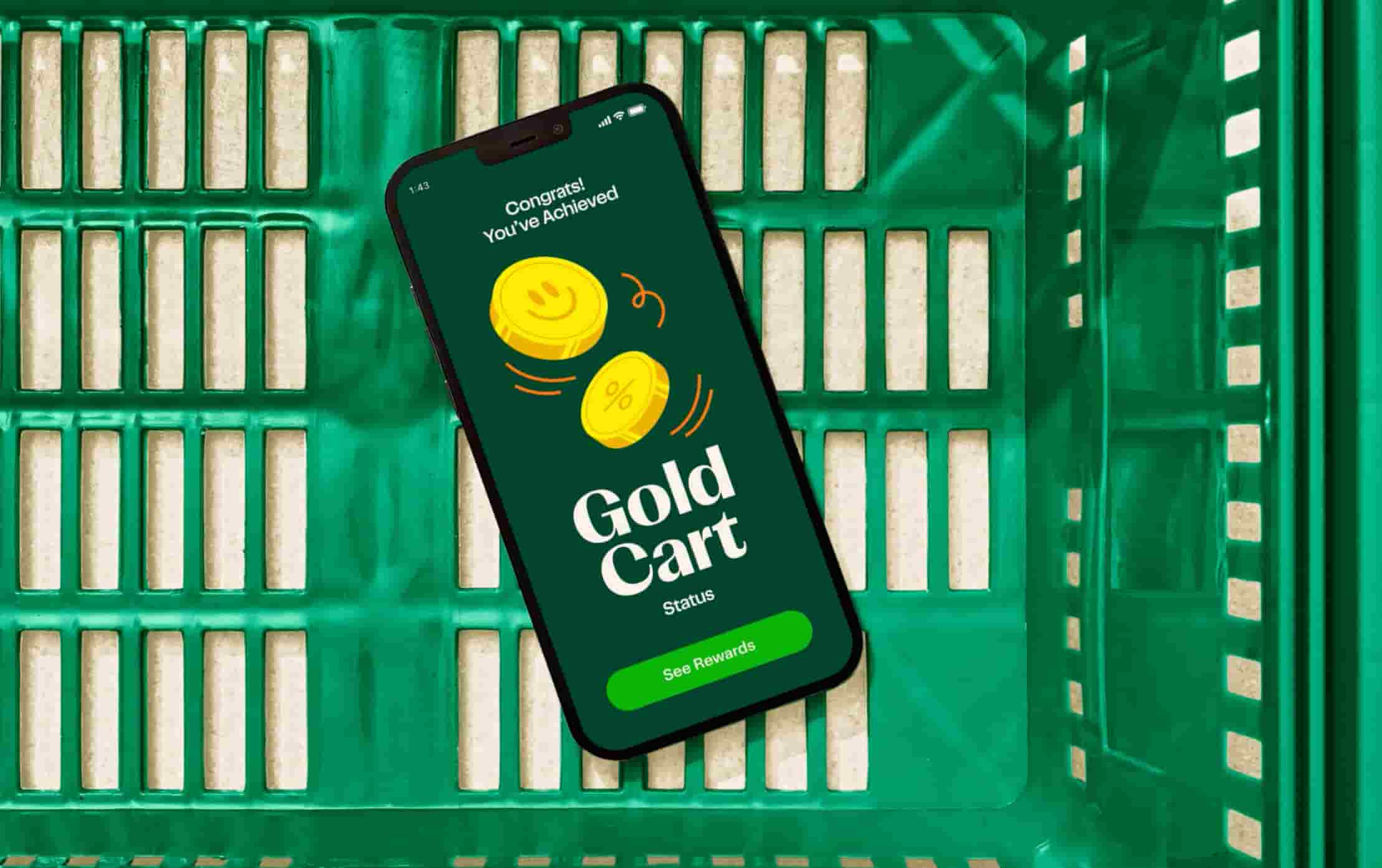 Ejemplo de mockup exitoso: instacart