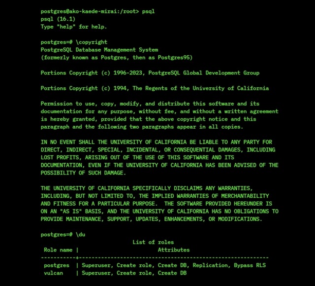 Ejemplo de sistema de gestión de bases de datos: PostegreSQL