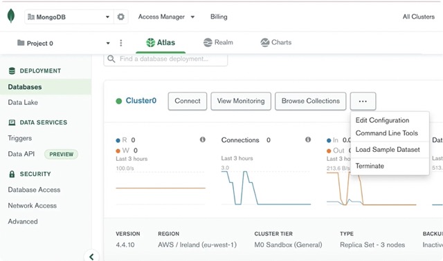 Ejemplo de sistema de gestión de bases de datos: MongoDB