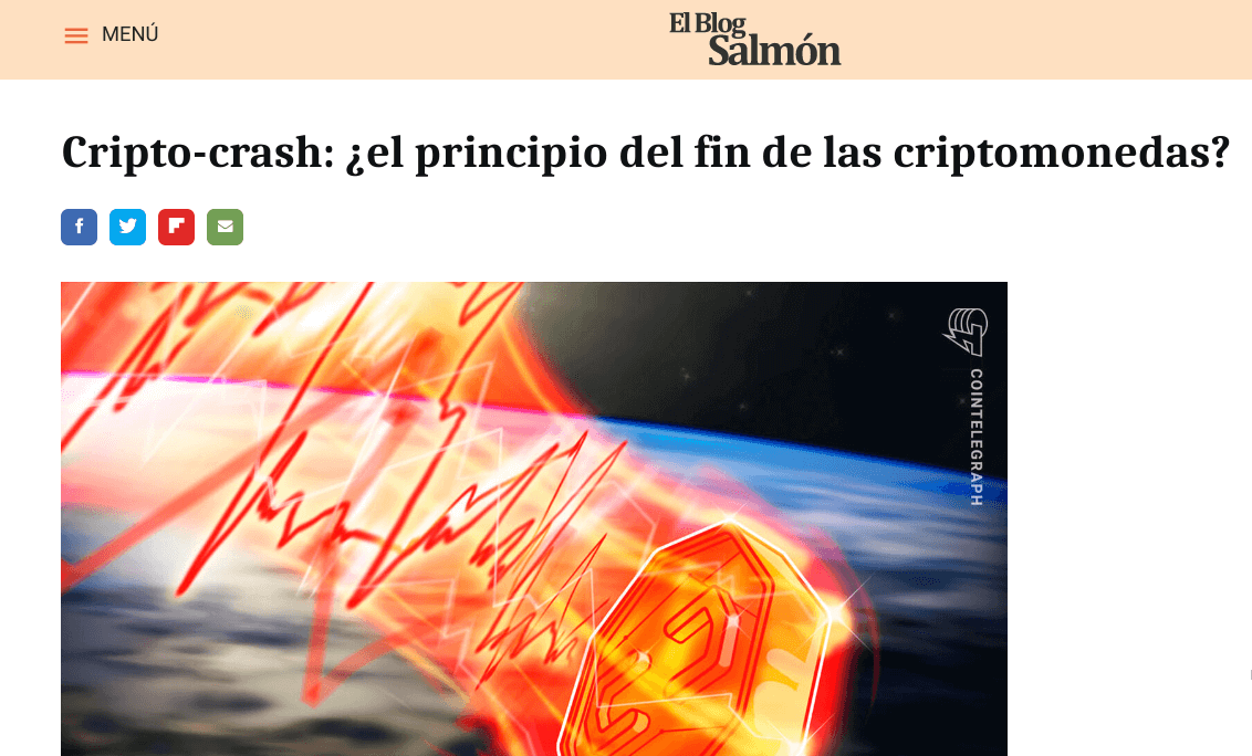 Ejemplo de título creativo para publicación: El Blog Salmón