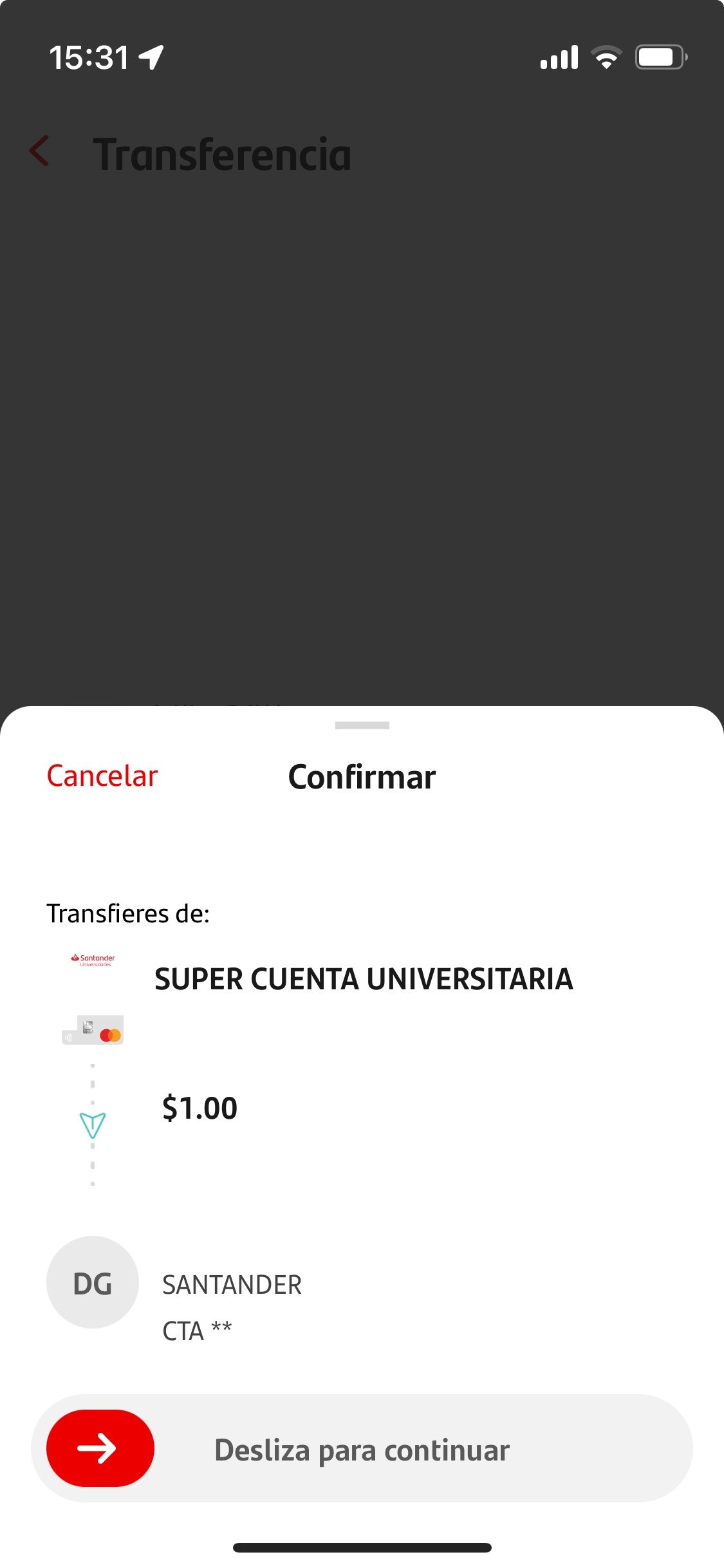 Ejemplo de experiencia de usuario (UX): Santander