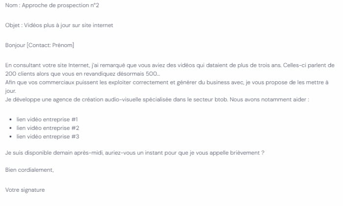 exemple d'email de critique constructive