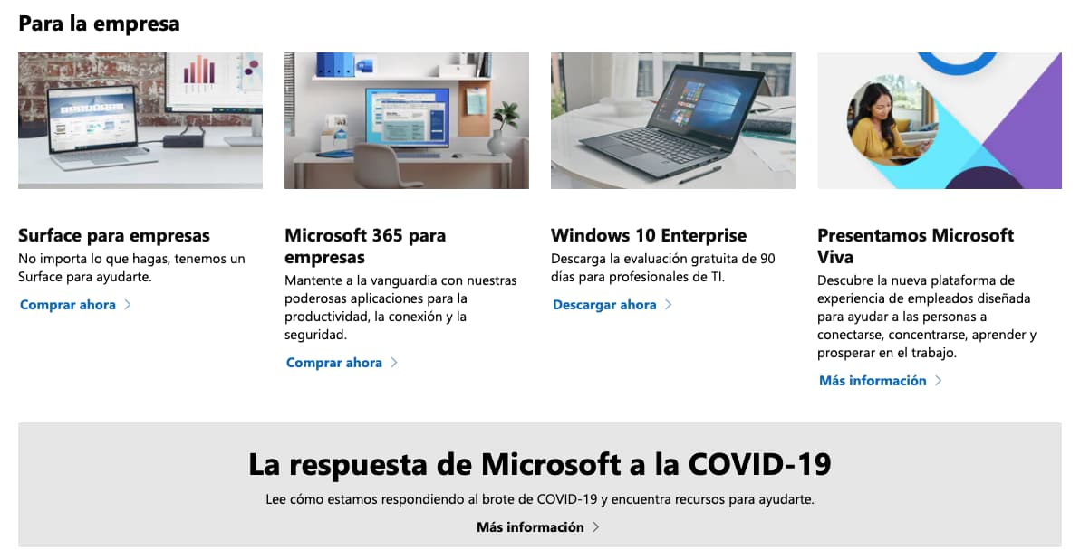 Ejemplo de estrategia operativa B2B: Microsoft