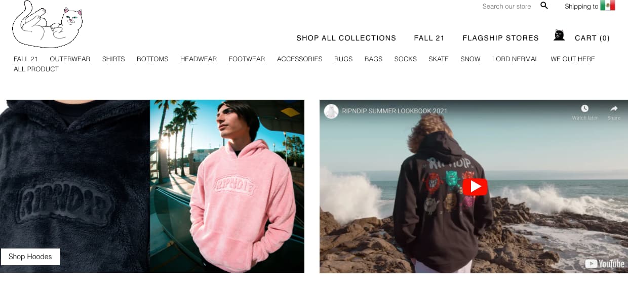 Ejemplo de mercados internacionales de Ripndip