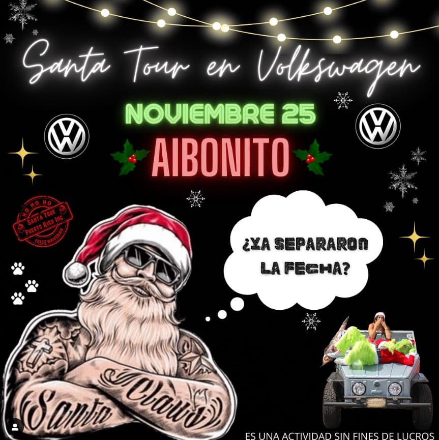 Ejemplo de la evolución de Santa Claus en la publicidad: volkswagen