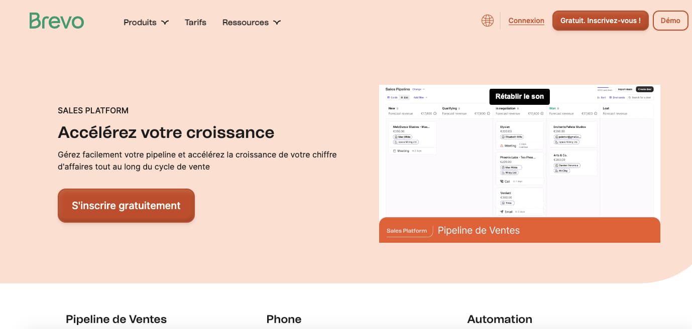 crm brevo sales platform