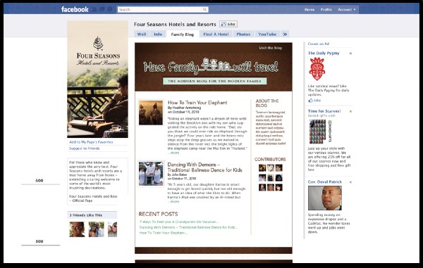 exemple marketing hotelier four seasons