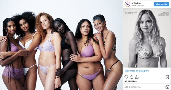 exemple publicité inclusive victoria's secret