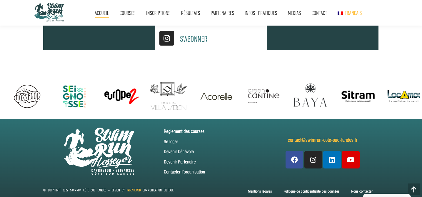idée de footer avec une animation
