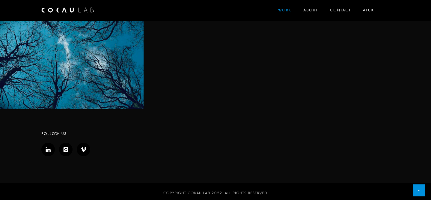 exemple de footer minimaliste pour un site design