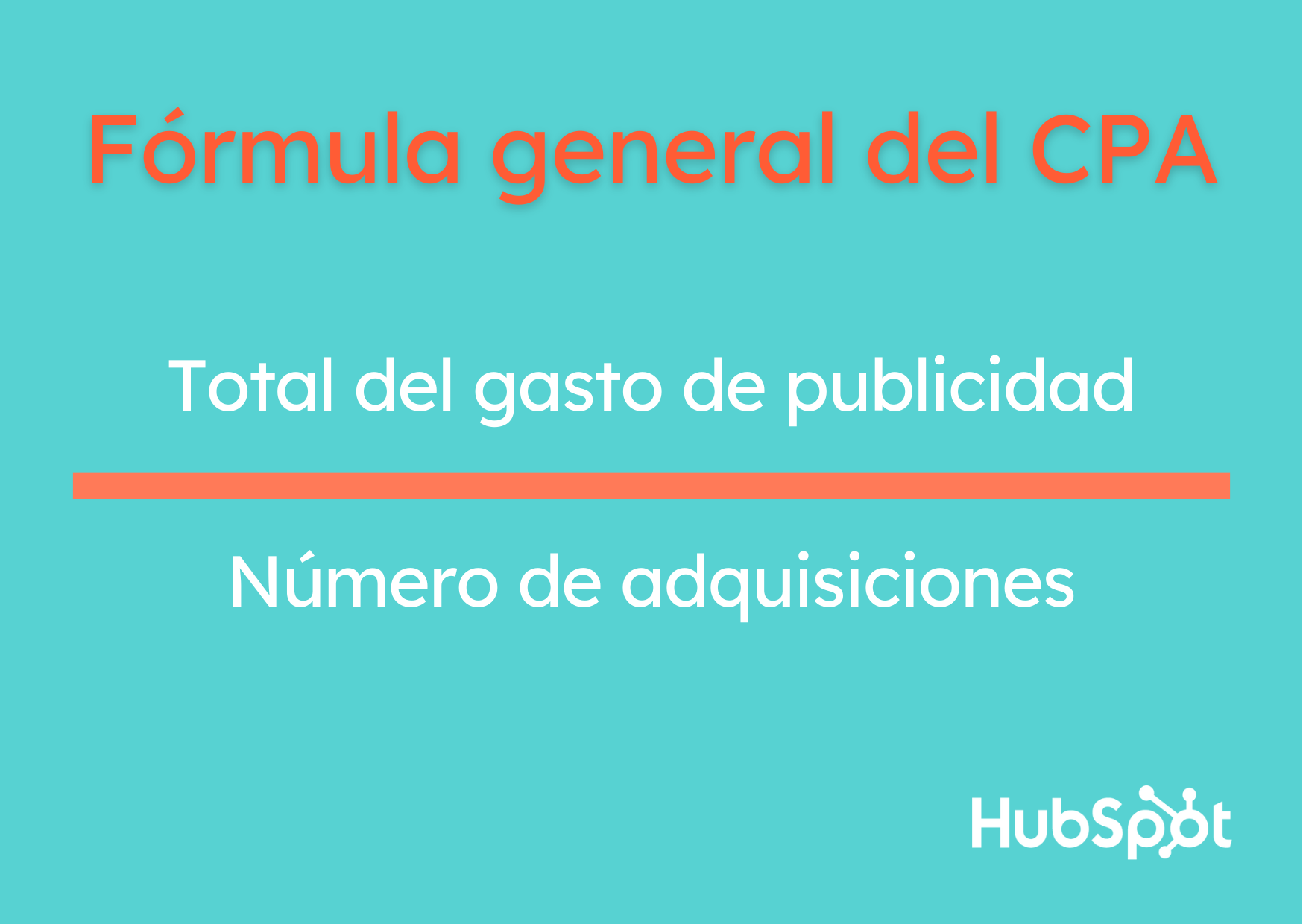 Fórmula del CPA
