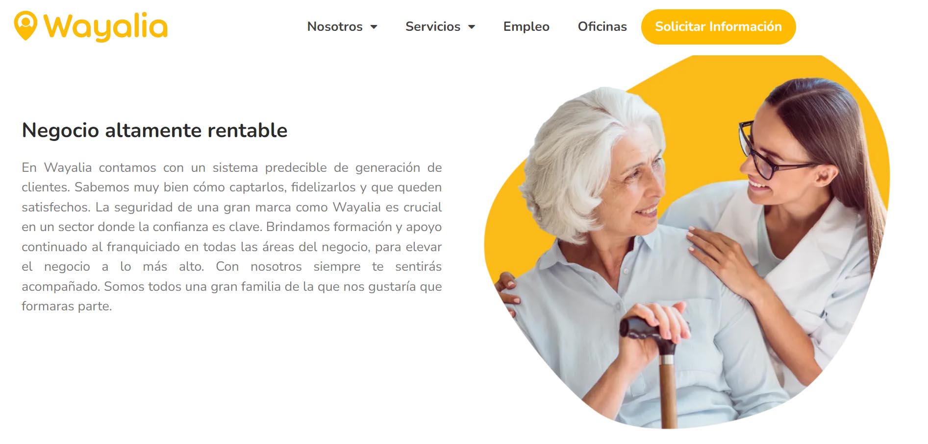 Ejemplos de franquicias más rentables de España: Wayalia