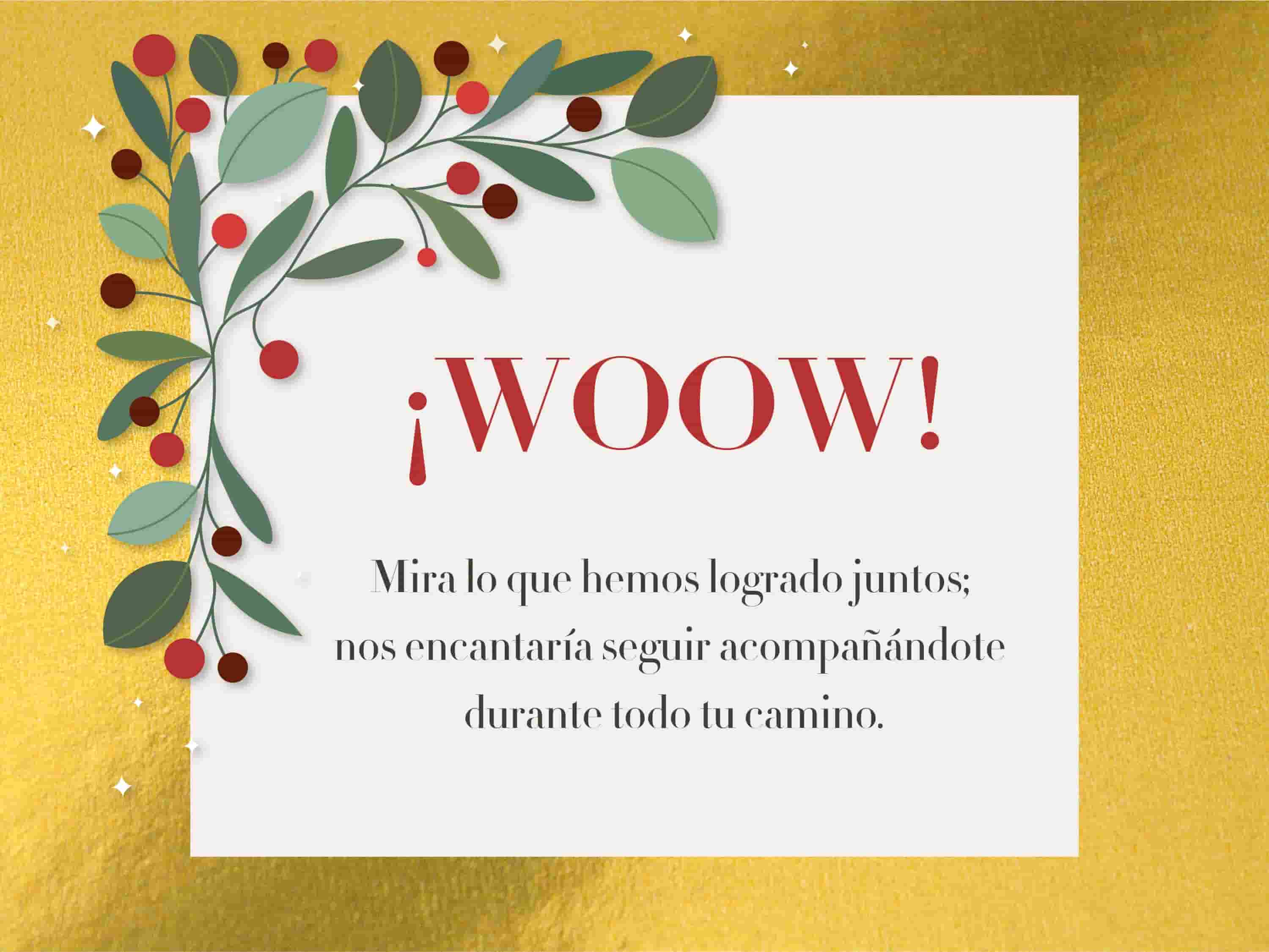 Mensaje de Navidad y Año Nuevo para empresas