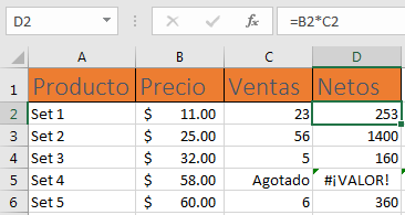 Funciones avanzadas de Excel: si.error