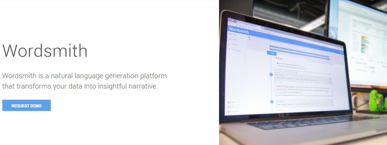 Generador de copy de Wordsmith