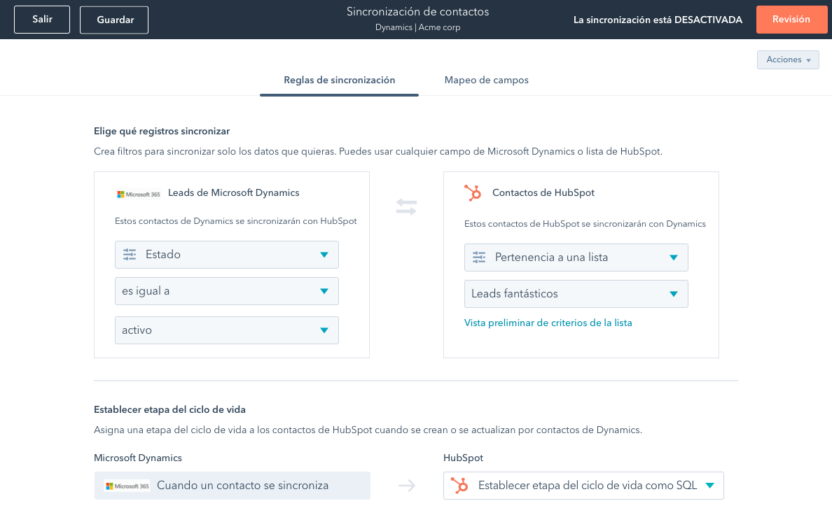 Software de sincronización de datos de HubSpot para gestionar entre distintas aplicaciones